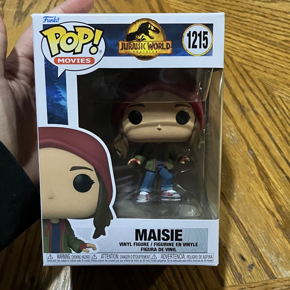 Funko Pop Jurassic World Maisie with Red Hat and Green Jacket